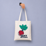 Tote bag Betabel de algodón, merch Kurabi Superfoods