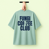 Playera Fungi Social Club oversize de algodón, Kurabi Superfoods