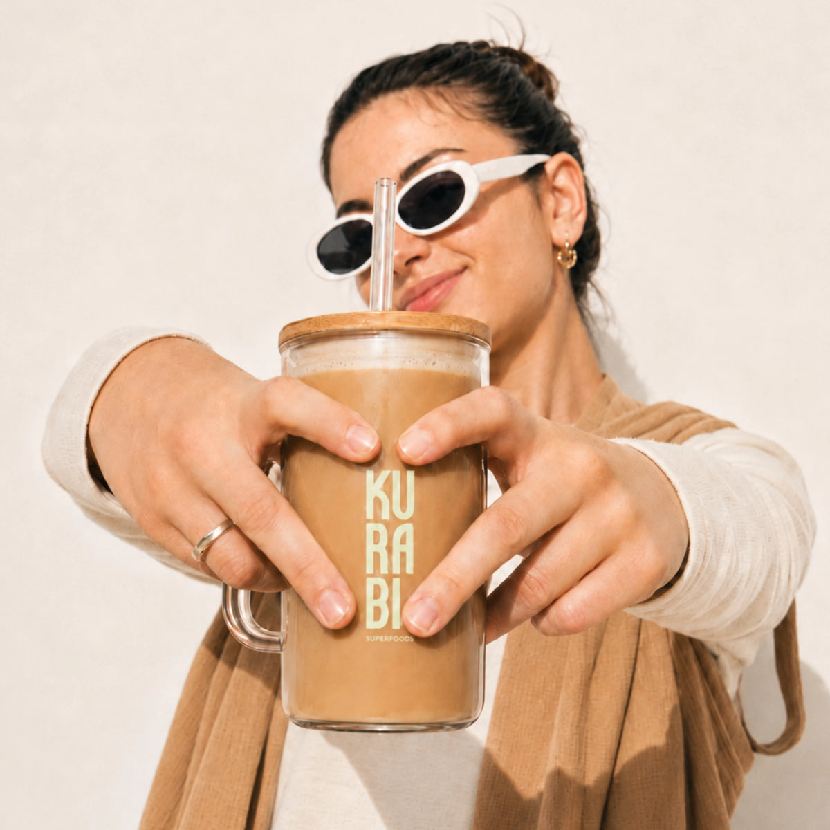 Termo con Fungi Capuchino, hábito diario de energía sostenida